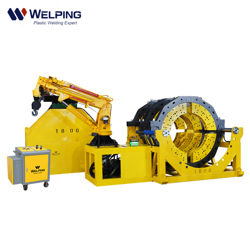 1800mm HDPE Boru Butt Füzyon Kaynak Makinesi Fabrikası