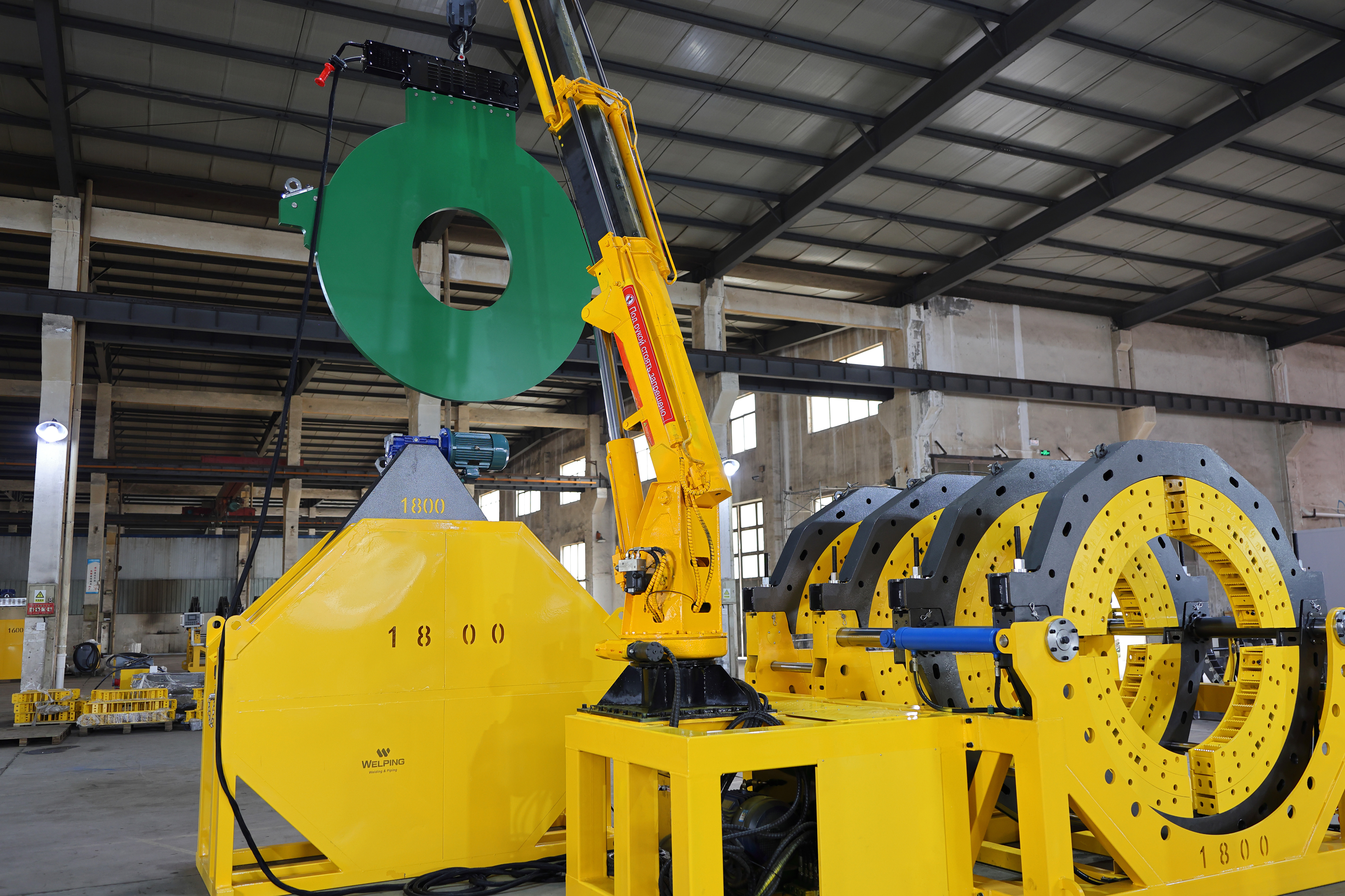 1800mm HDPE Boru Butt Füzyon Kaynak Makinesi Fabrikası
