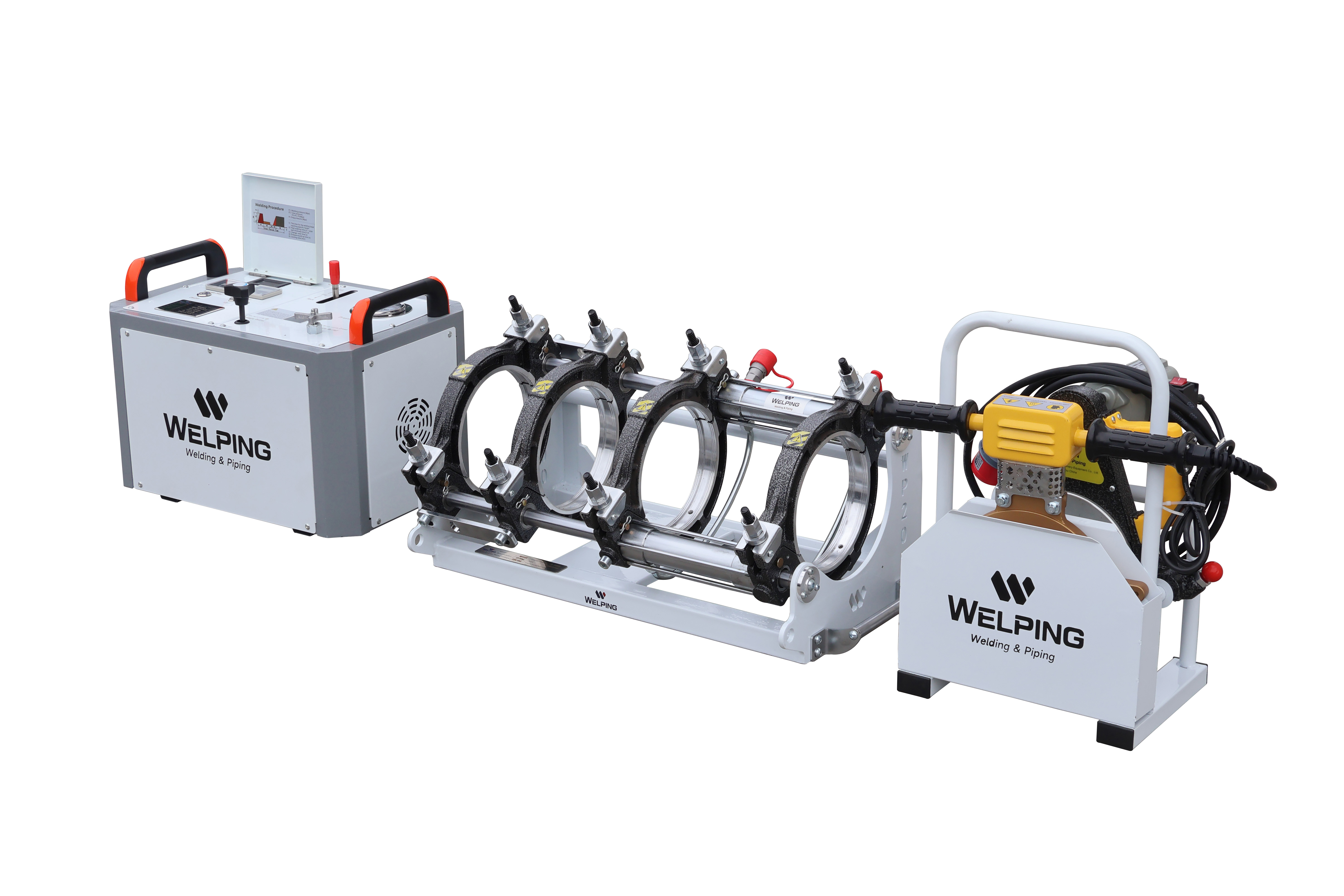 Üst düzey seri hidrolik HDPE boru füzyon kaynağı makinesi WP200A Pro